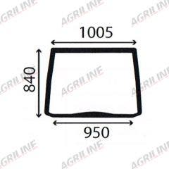 Cab Glass- Curved Front Window- Green Tint suitable for New Holland -  