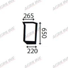 Cab Glass- LH Lower Front- Green Tint suitable for New Holland -  
