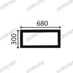 Cab Glass- Lower Rear- Green Tint suitable for New Holland -  