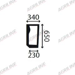 Cab Glass- LH Lower Front- Green Tint suitable for Ford & Fordson -  82001923