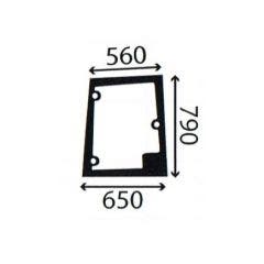 Cab Glass- Curved RH Side Window- Green Tint suitable for New Holland -  86521435   89861002