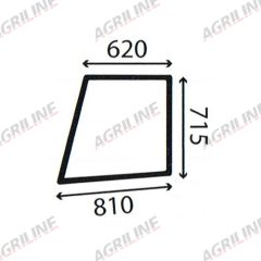 Cab Glass- LH Top Door- Clear