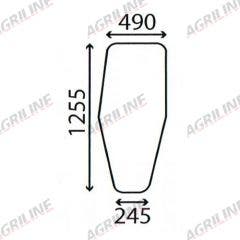 Cab Glass- Door - Clear