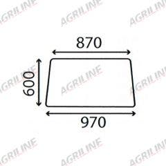 Cab Glass- Rear Window - Green Tint suitable for Massey Ferguson -  1699450M2