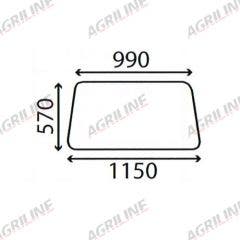 Cab Glass- LH Top Door - Green Tint suitable for Massey Ferguson -  1670361M1