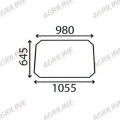 Cab Glass- Front Window– Clear suitable for Massey Ferguson -  1887038M1