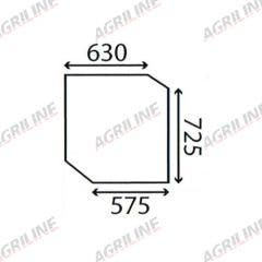 Cab Glass- Top Door– Clear