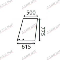 Cab Glass- Top Door - Clear