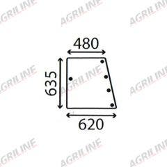 Cab Glass- Side Window - Clear suitable for Case International -  1328550C1