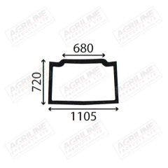 Cab Glass- Curved Front Window - Green Tint suitable for New Holland -  44911513
