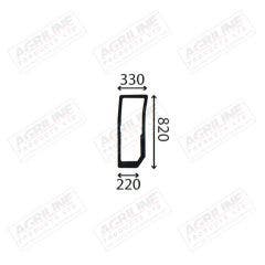 Cab Glass- Curved RH Lower Front - Green Tint suitable for New Holland -  