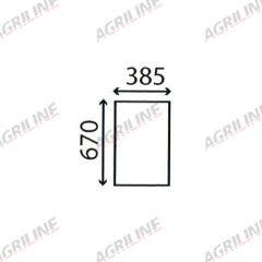 Cab Glass-Sliding Side Window - Clear suitable for David Brown -  