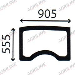 Cab Glass -  Curved Sun Roof  - Green Tint suitable for Case International -  225528A3