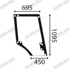 Cab Glass-RH Top Door - Clear suitable for John Deere tractor