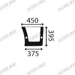 Cab Glass- RH Lower Door - Clear suitable for John Deere tractor