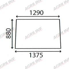 Cab Glass- Front Window - Clear suitable for Zetor -  69117950