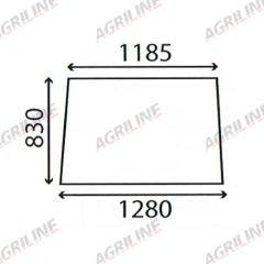Cab Glass- Front Window - Clear suitable for Zetor -  56117960