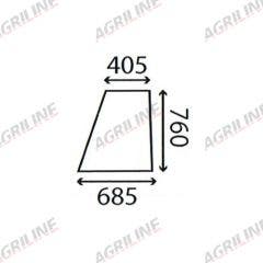 Cab Glass- Top Door - Clear