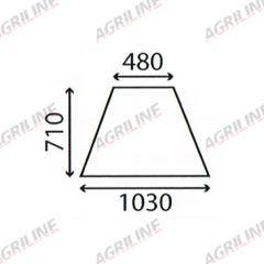 Cab Glass- Side Window - Clear suitable for Zetor -  67827963
