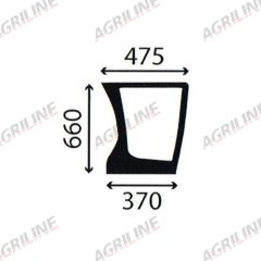 Cab Glass- LH Lower Front suitable for Deutz -  4429882