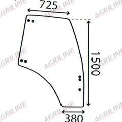 Cab Glass- RH Door