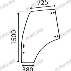 Cab Glass- LH Door suitable for Deutz -  04418951/10
