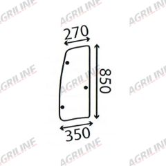 Cab Glass- RH Opening Side Window-Green Tint suitable for Deutz -  4418829