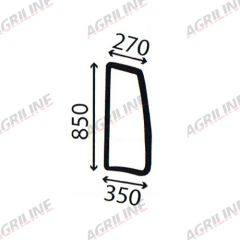 Cab Glass- LH Side Window-Green Tint suitable for Deutz -  4424512