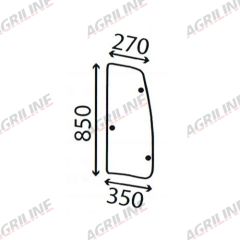 Cab Glass- LH Opening Side Window-Green Tint suitable for Deutz -  4418828