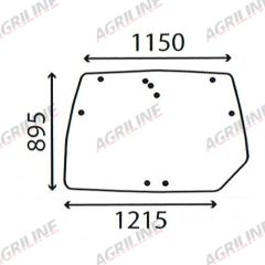 Cab Glass - Rear Window - 4429137 suitable for Deutz -  4429137