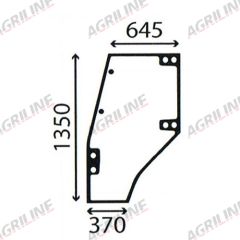 Cab Glass- LH Door- Clear suitable for Deutz -  4400340
