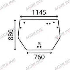 Cab Glass-Rear Window- Clear suitable for Deutz -  000976990/30