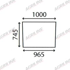 Cab Glass- Front Window- Clear suitable for Deutz -  092342100/30