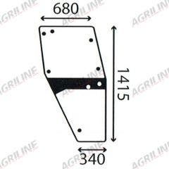 Cab Glass- RH Door- Green Tint