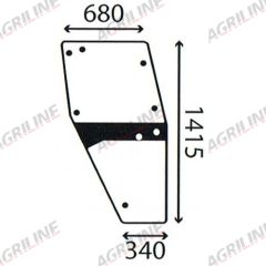 Cab Glass- RH Door- Green Tint suitable for Deutz -  4347343