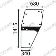 Cab Glass- LH Door- Clear