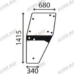 Cab Glass- LH Door- Clear