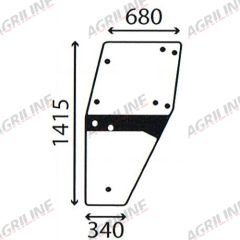 Cab Glass- LH Door- Clear suitable for Deutz -  4358527