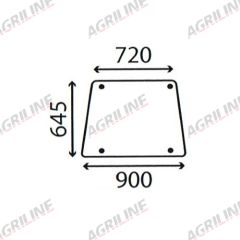 Cab Glass- Side Window- Clear suitable for Deutz -  4312038