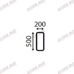 Cab Glass- Lower Front- Green Tint suitable for Deutz -  1501920