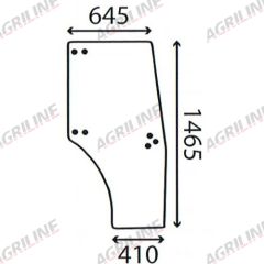 Cab Glass- RH Door- Green Tint suitable for Deutz -  000988210/10