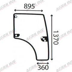 Cab Glass- RH Door- Green Tint
