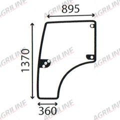 Cab Glass-LH Door- Green Tint
