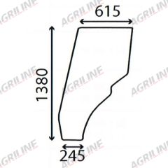 Cab Glass- Door- Clear suitable for Fiat -  5136431