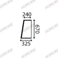 Cab Glass- LH Side Window- Clear suitable for Fiat -  5161665