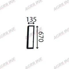 Cab Glass- RH Side Rear Window- Clear suitable for Fiat -  5161664