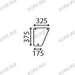 Cab Glass- Lower Front- Clear suitable for John Deere tractor