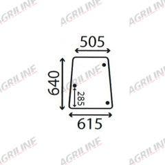 Cab Glass-Side Window- Clear suitable for John Deere tractor