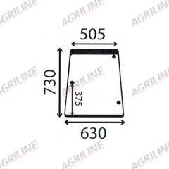 Cab Glass- LH Side Window- Clear suitable for John Deere tractor
