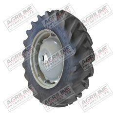 Wheel & Goodyear Tyre Assembly LH 9 x 28 suitable for Ford & Fordson -  